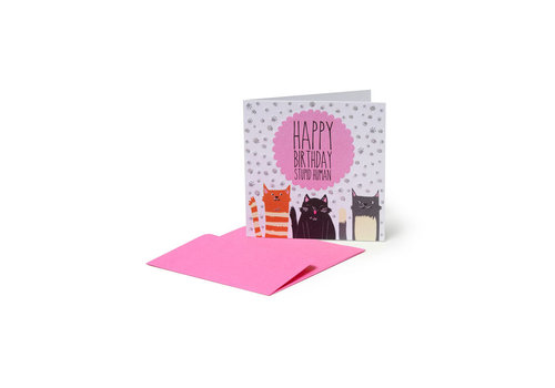 Legami Legami Mini Greeting Card Happy Birthday Cats