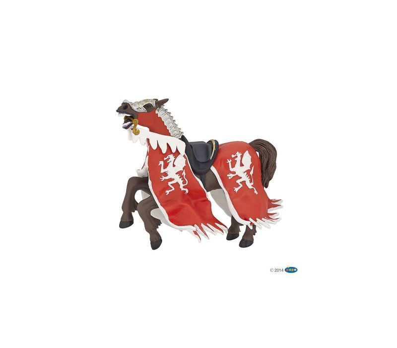 Papo Drakenkoning Paard Rood