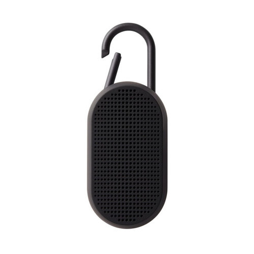 Lexon Mino T Bluetooth Speaker With integrated Carabiner Black 