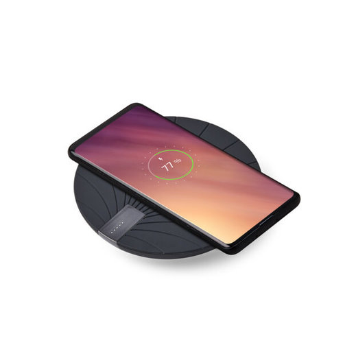 Lexon Bali 2 in 1 Wireless Charger with Built-in Power Bank 5000 mAh Black 