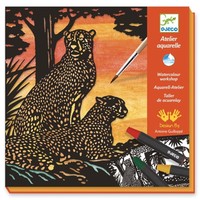 Djeco Aquarel Workshop Jungledieren