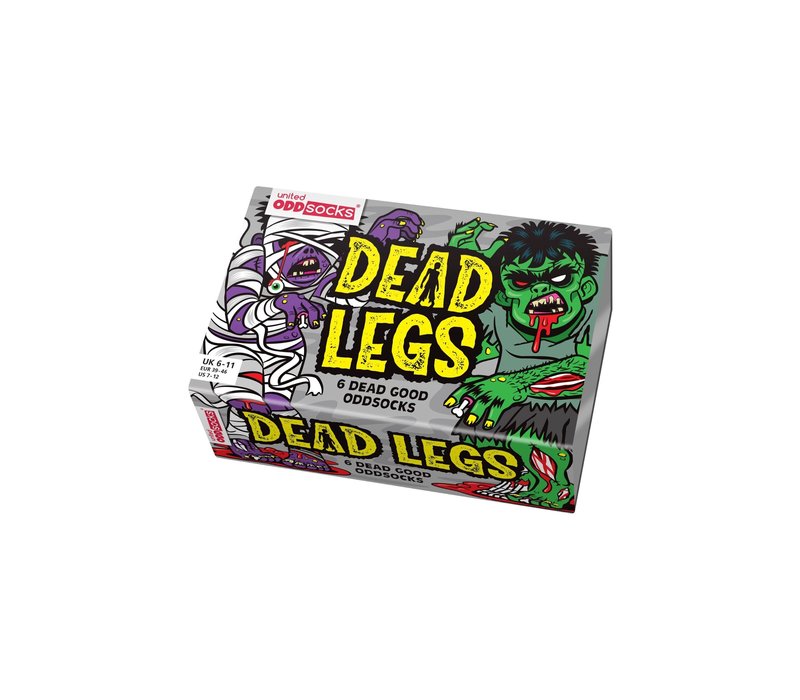 ODD Socks Chaussettes Pour Hommes Dead Legs Dans Une Boîte Taille 39-46