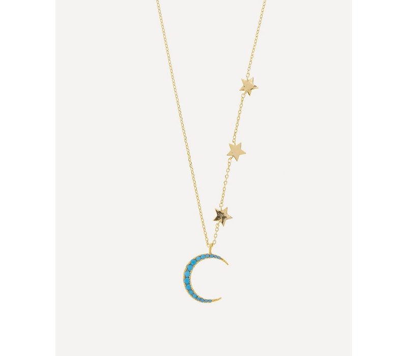 Estella Bartlett Moon and Stars Necklace