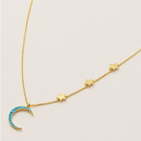 Estella Bartlett Moon and Stars Necklace