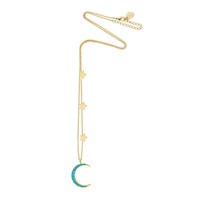 Estella Bartlett Moon and Stars Necklace