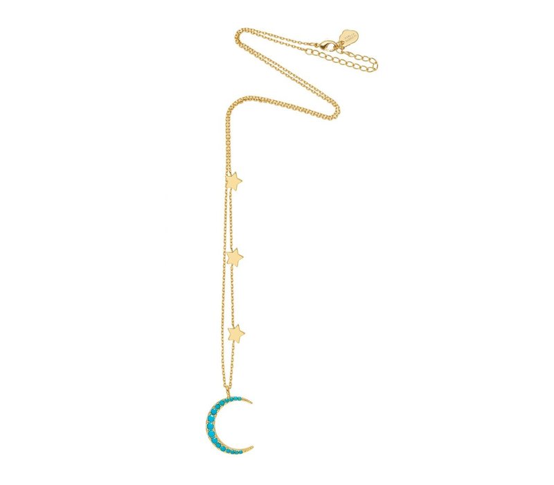 Estella Bartlett Moon and Stars Necklace