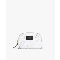 WOUF White Marble Makeup Bag