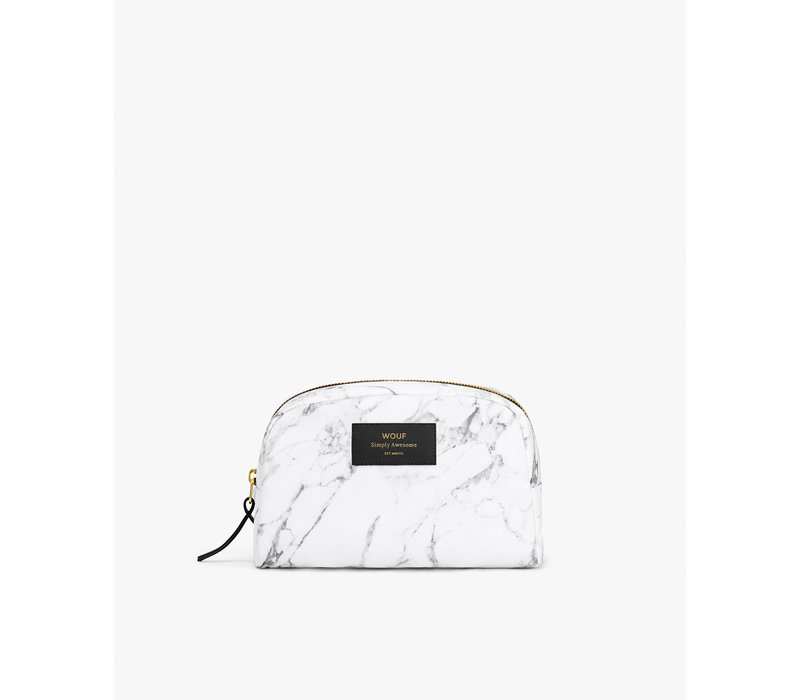 WOUF White Marble Trousse de Maquillage