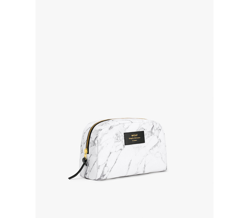 WOUF Wit Marble Makeup Bag