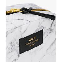 WOUF White Marble Makeup Bag