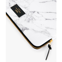 WOUF White Marble Laptop Hoes 13"