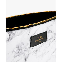 WOUF White Marble Laptop Sleeve 13"