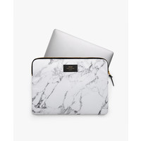 WOUF White Marble Laptop Sleeve 13"