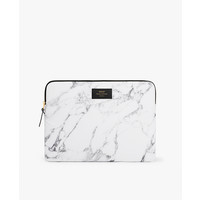 WOUF White Marble Laptop Hoes 13"