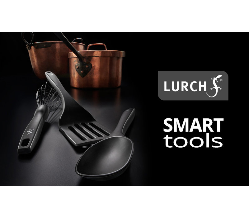 Lurch Smart Tool Fouet à sauce en silicone Noir