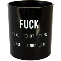 Fisura Candle 'Fuck' Black