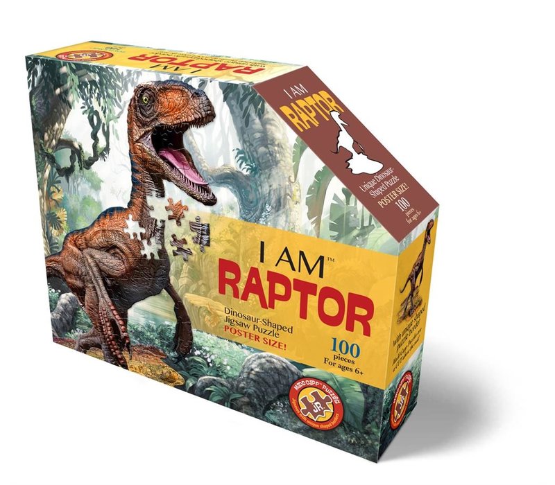 Madd Capp Jigsaw Puzzle  I Am Raptor 100 Pieces