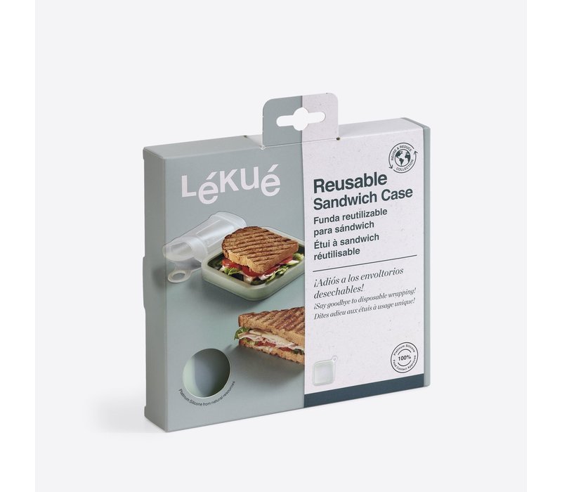 Lékué Sandwich Lunchbox uit Silicone 18 cm