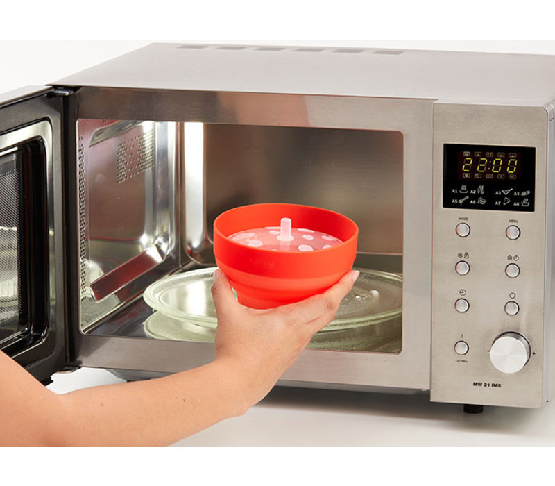 Lékué Mini Foldable Microwave Popcornmaker Ø 12 cm