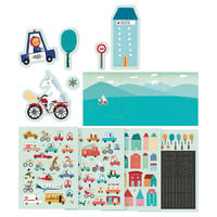 Londji Activities My City with 150 Removable Stickers