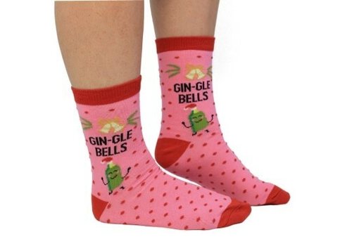 Odd Socks ODD Socks Xmas Chaussettes Femme Gin-Gle Bells taille 37-42