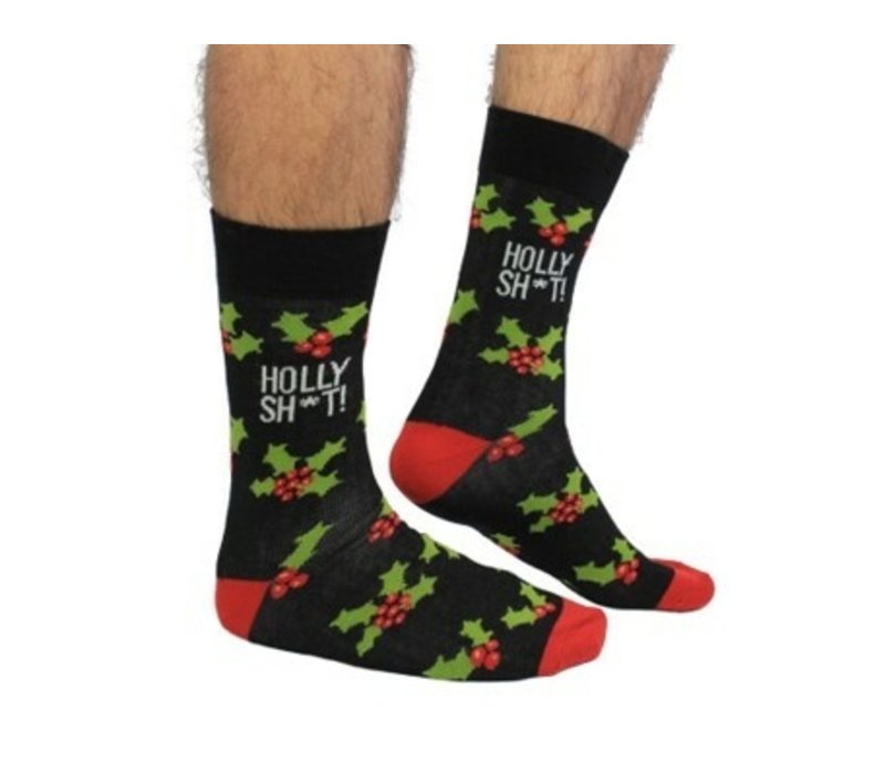 ODD Socks Xmas Chaussettes Hommes  Holly Sh*t! Taille 39-46