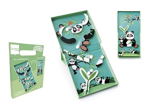 Scratch Scratch Puzzle Run Magnétique Run Panda 11pc
