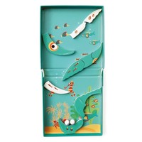 Scratch Magnetic Puzzle Run Whale 9pc