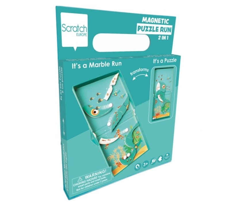 Scratch Magnetische Puzzel Run Walvis 9 st