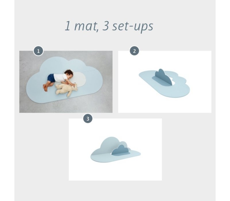 Quut Playmat Head in the Clouds Small Dusty Blue