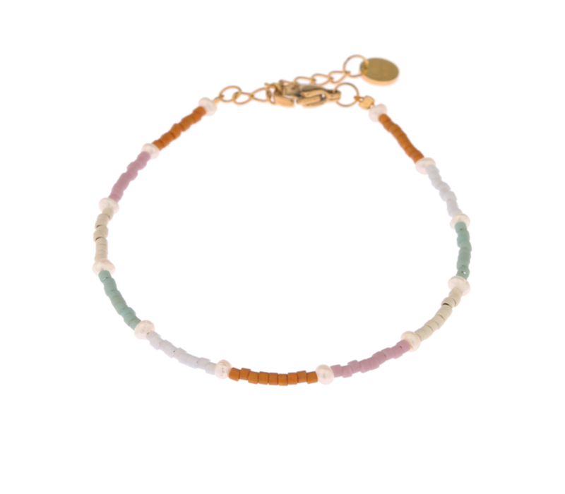 Label Kiki Bracelet Rainbow Pearl