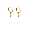 Label Kiki Label Kiki Boucles d'Oreilles Square Hoop Gold