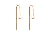 Label Kiki Label Kiki Earrings Gold Bar Chain