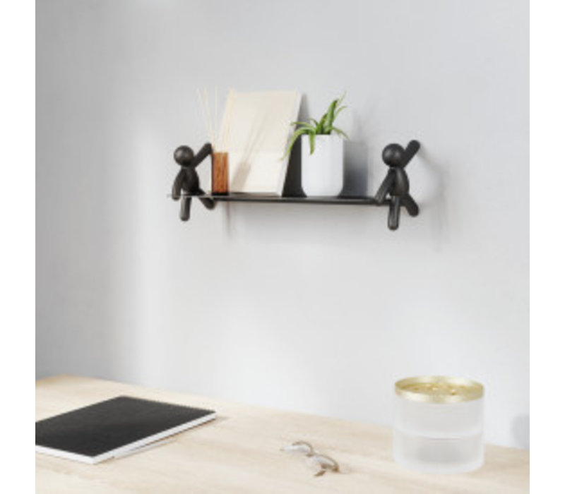 Umbra Buddy Etagère Murale Noire 46 cm