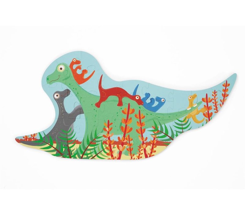 Scratch Contour Puzzel Dino 30 Stuks