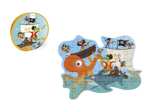 Scratch Scratch Contour Puzzle Pirate 29 Pcs