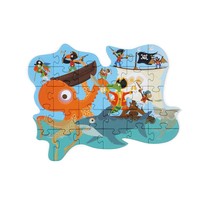 Scratch Contour Puzzle Pirate 29 Pcs