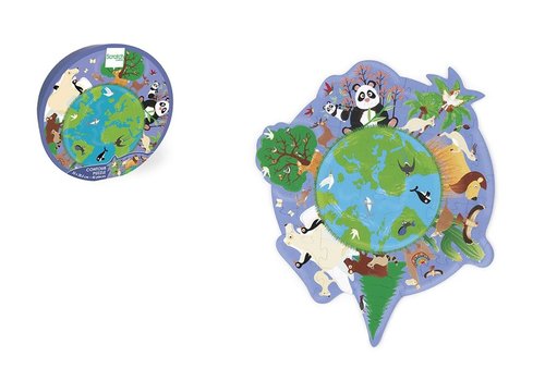 Scratch Scratch Contour Puzzel De Wereld 45 Stuks