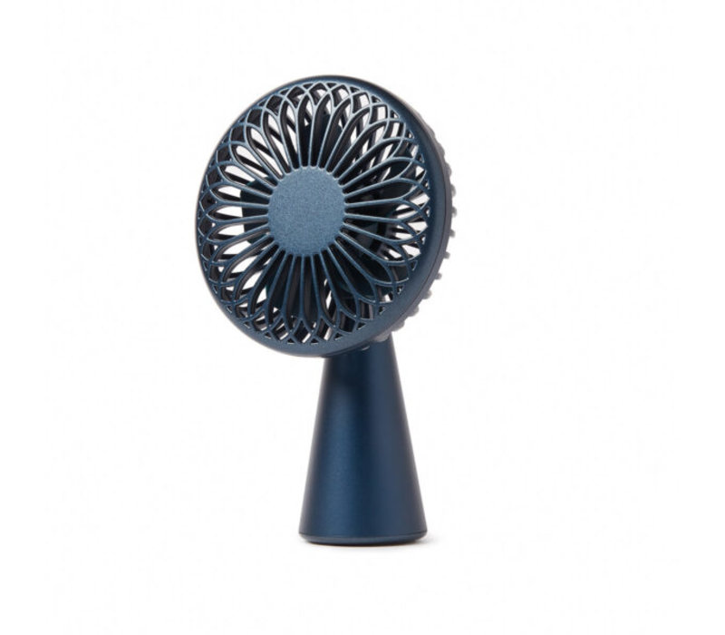 Lexon Wino Mini Fan Wireless Rechargeable Dark Blue