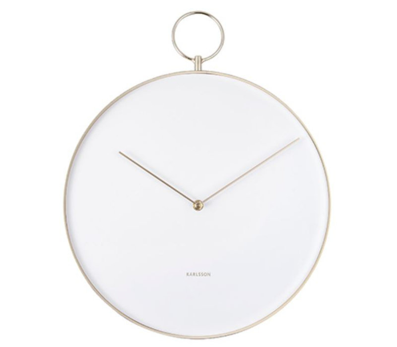 Karlsson Wall Clock Hook Metal white