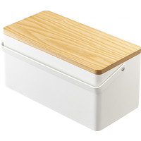 Yamazaki Sewing Box White/Wood