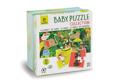 Ludattica Ludattica Collection Puzzles Bébés la Jungle 32 st