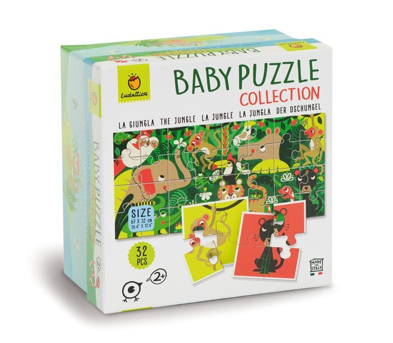 Ludattica Baby Puzzle Collection the Jungle 32 st