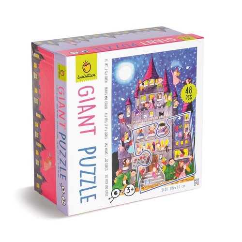 Ludattica Puzzle Géant Fées et Orques 48 pcs 