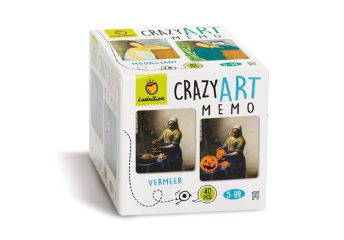 Ludattica Ludattica Memory Crazy Art 40 pcs