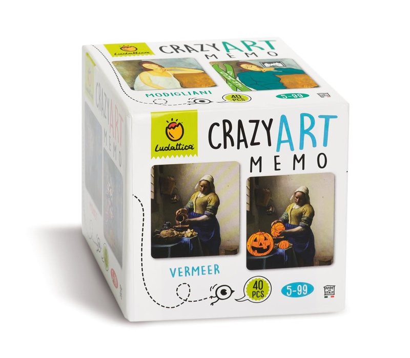 Ludattica Memory Crazy Art 40 pcs