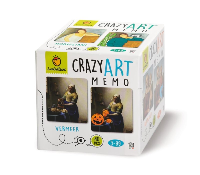 Ludattica Memory Crazy Art 40 st