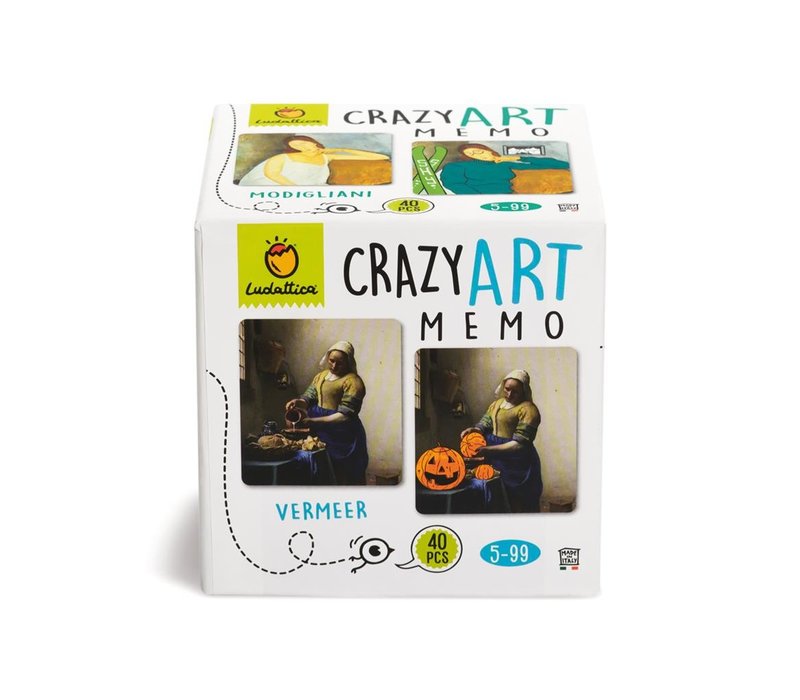 Ludattica Memory Crazy Art 40 pcs