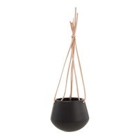 Present Time Hanging Pot Skittle Small Black