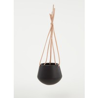 Present Time Hanging Pot Skittle Small Black